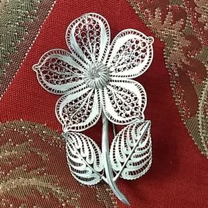 Sterling Silver Brooch